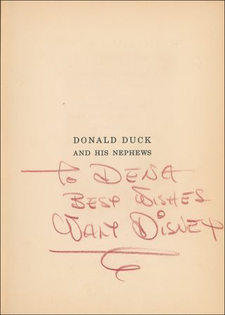 Lot #705 Walt Disney Book - Image 1