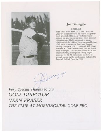 Lot #1546 Sports: Hall of Famers Program - Image 2