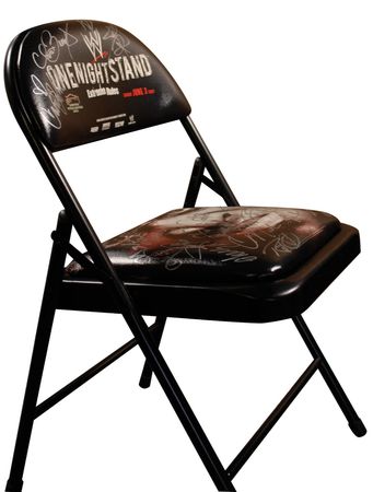 Lot #1568 Wrestling Folding Chair - Image 3