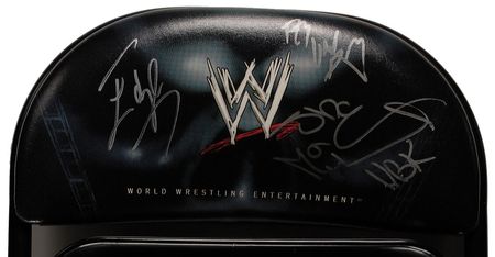 Lot #1569 Wrestling Folding Chair - Image 1
