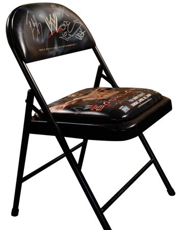 Lot #1569 Wrestling Folding Chair - Image 3