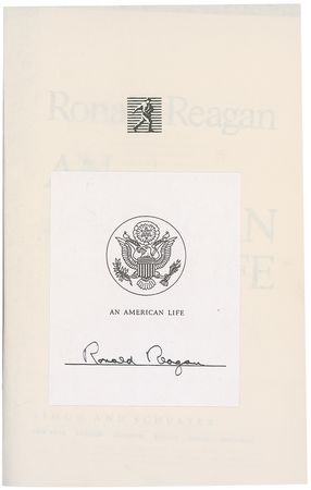 Lot #100 Ronald and Nancy Reagan Books - Image 1