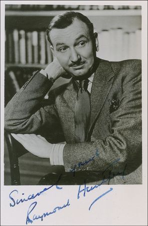Lot #1164 Raymond Huntley Signed Photograph - Image 1