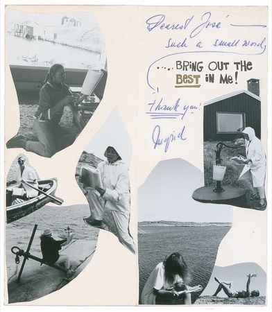 Lot #1016 Ingrid Bergman Card - Image 1