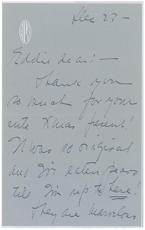 Lot #1275 Ann Sothern Handwritten Letter Signed - Image 1