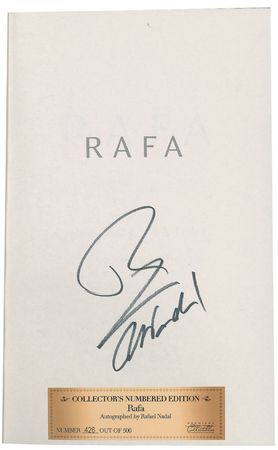 Lot #1488 Rafael Nadal Book - Image 1