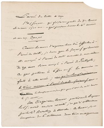 Lot #368 Napoleon: Monetary provisions for stalled armies in Spain as the tides turn in the Napoleonic Wars - Image 1