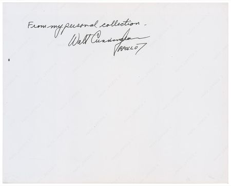 Lot #404 Apollo 11: ?Red-numbered? Apollo 11 crew photo from Walt Cunningham?s personal collection - Image 2