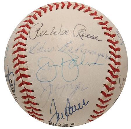 Lot #1346 Baseball Hall of Famers Baseball - Image 5