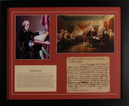 Lot #227 John Hancock: The cash-strapped governor forgoes repairs to Castle Island - Image 1