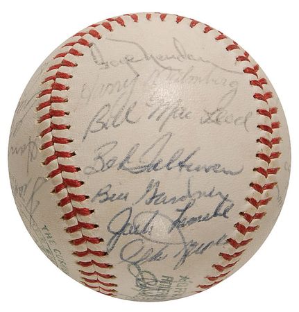 Lot #1366 Boston Red Sox Baseball - Image 1