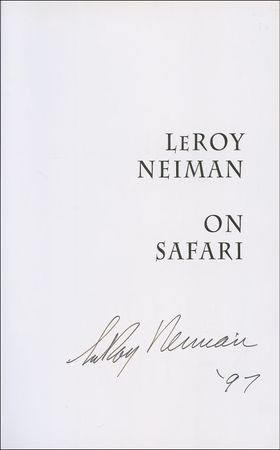 Lot #642 LeRoy Neiman Book - Image 1
