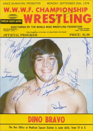 Lot #1571 Wrestling Program - Image 1