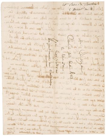 Lot #301 Marquis de Sade: ?I am calling on your conscience. Will you dare say that it does not reproach you with your behavior in my regard?? - Image 2