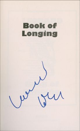 Lot #819 Leonard Cohen - Image 1