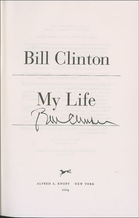 Lot #31 Bill Clinton Book