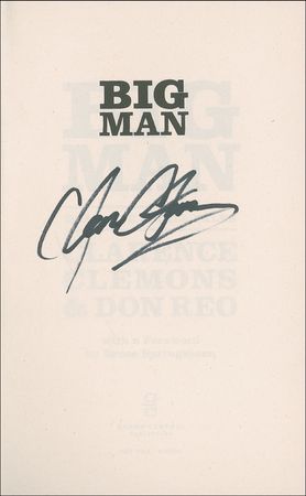 Lot #817 Clarence Clemons Book - Image 1