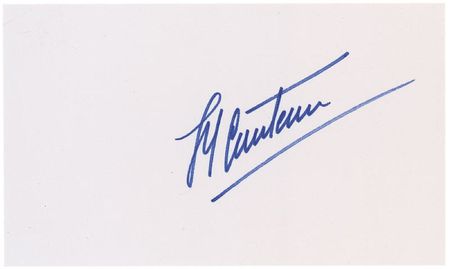 Lot #174 Jacques Cousteau Signed Photograph and Signature - Image 2