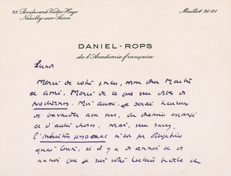 Lot #583 Daniel-Rops - Image 1