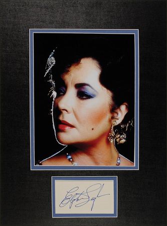 Lot #1289 Elizabeth Taylor Signature - Image 1