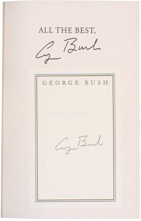 Lot #15 George and Barbara Bush Books