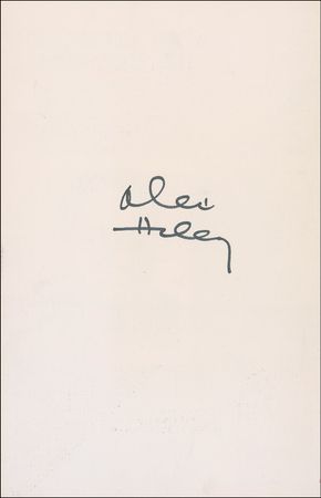 Lot #606 Alex Haley - Image 1