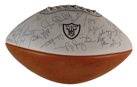 Lot #1471 Los Angeles Raiders Football - Image 1