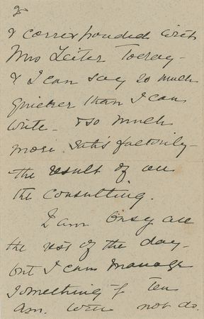 Lot #23 Frances Cleveland Handwritten Letter Signed - Image 2