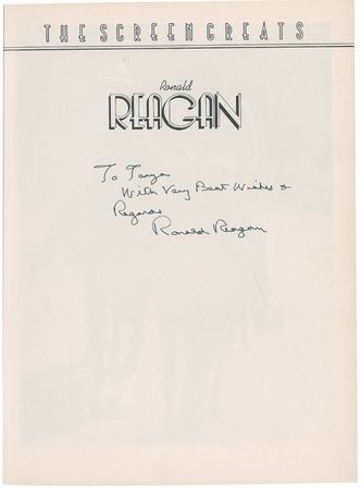 Lot #98 Ronald Reagan Book - Image 1