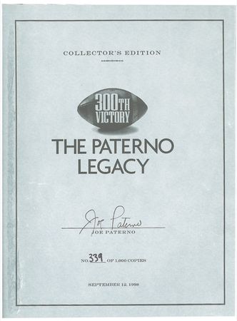 Lot #1514 Joe Paterno Book - Image 1