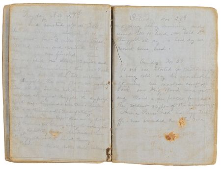 Lot #1911 Union Diary: An amazing Union diary with first-hand accounts of the battles of Missionary Ridge and Lookout Mountain - Image 3