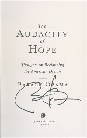 Lot #92 Barack Obama Book - Image 1