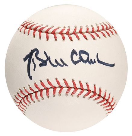 Lot #34 Bill Clinton Baseball