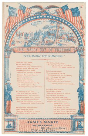Lot #1845 George F. Root: “Yes we’ll rally ‘round the flag boys!” - Image 2