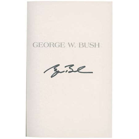 Lot #12 George W. Bush Book