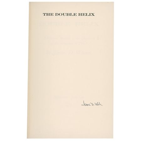 Lot #234 DNA: James D. Watson Book - Image 1