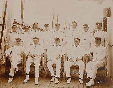 Lot #1655 RMS Olympic Officers: Original oversized