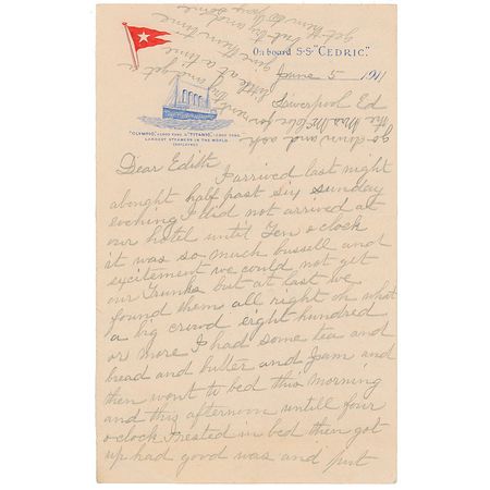 Lot #1807 Titanic Stationery - Image 1