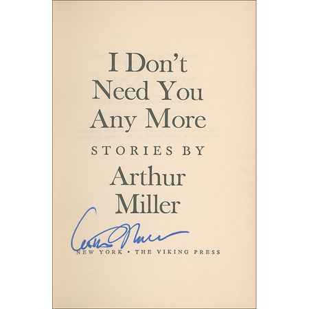 Lot #615 Arthur Miller - Image 1