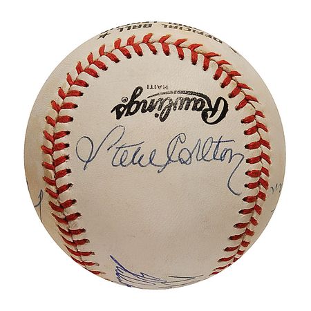 Lot #1437 Baseball: 300 Win Club Baseball - Image 1