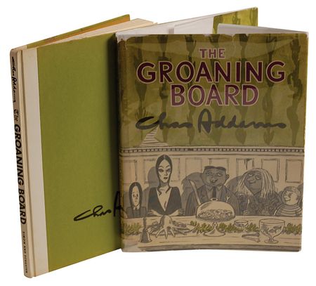 Lot #504 Charles Addams: Addams dresses up his book with an original oversized sketch of Uncle Fester undressing - Image 2