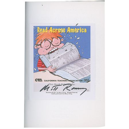 Lot #350 Mitt Romney Book - Image 1