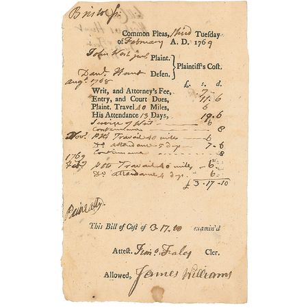 Lot #229 Declaration of Independence: Wilson and Paine Signed Documents - Image 1