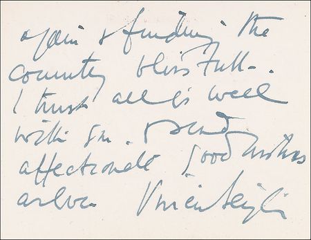 Lot #1251 Vivien Leigh Handwritten Letter Signed - Image 2