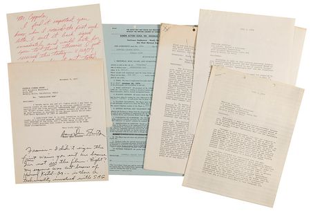 Lot #1089 Marlon Brando: An astounding archive of documentation from the notorious filming of Apocalypse Now, including Brando?s gargantuan million dollar contract - Image 3