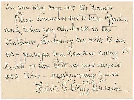Lot #152 Edith Bolling Wilson - Image 3