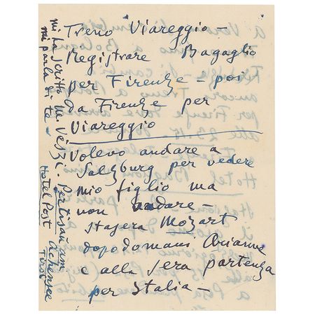 Lot #768 Giacomo Puccini: Puccini in love - Image 2