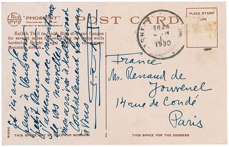 Lot #1151 Sergei Eisenstein: Eisenstein stops at the Grand Canyon before reaching Hollywood - Image 1