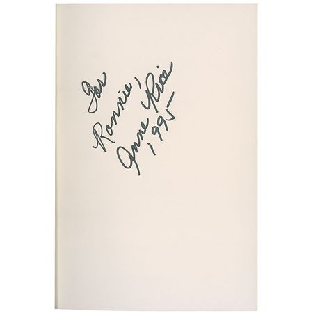 Lot #636 Anne Rice - Image 1