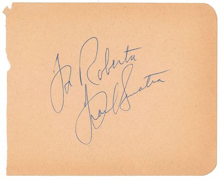 Lot #1325 Rat Pack: All five Rat Pack members sign for a lucky lady - Image 1